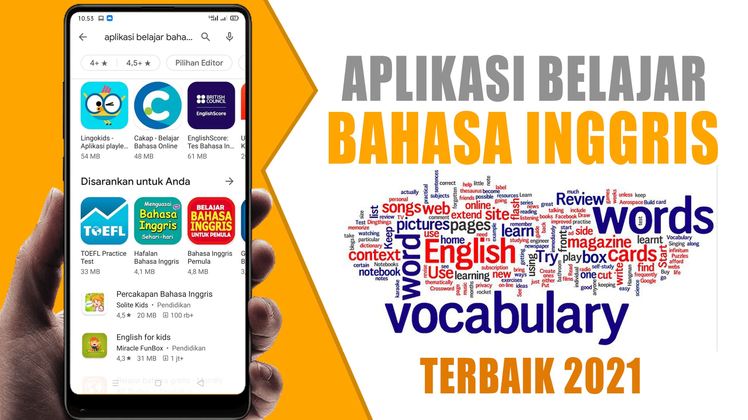 Aplikasi terbaik untuk belajar dan berlatih bahasa Inggris
