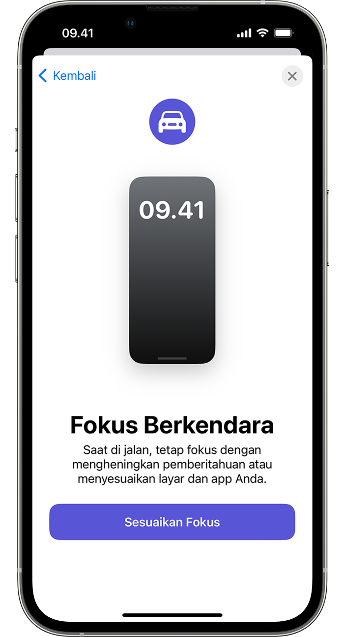 Tutorial iPhone untuk mengatur dan menggunakan Mode Mobil